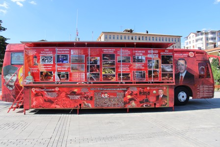 Gezici müze otobüsleri Seydişehir'de