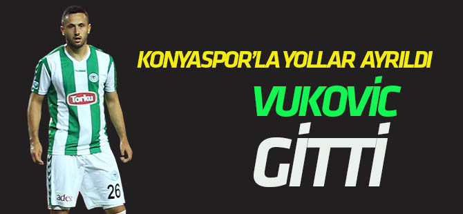 Jagos Vukovic, Atiker Konyaspor’dan ayrıldı