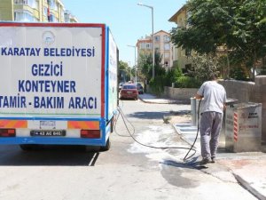 Karatay'da temizlik faaliyetleri 7/24 devam ediyor