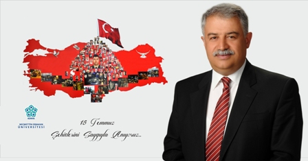 Şeker’den 15 Temmuz mesajı