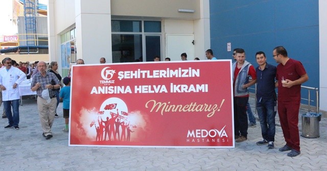 Medova Hastanesi, Şehitlerimizi Andı