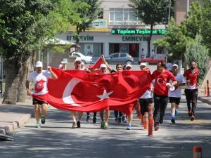 ‘15 Temmuz’ için koştular