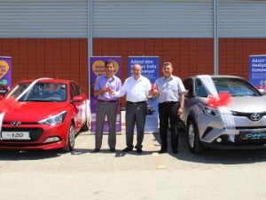 Talihliler otomobillerini aldı
