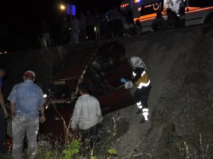 Konya'da otomobil devrildi: 4 yaralı