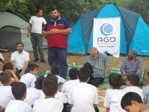 AGD'li gençler kampta buluştu