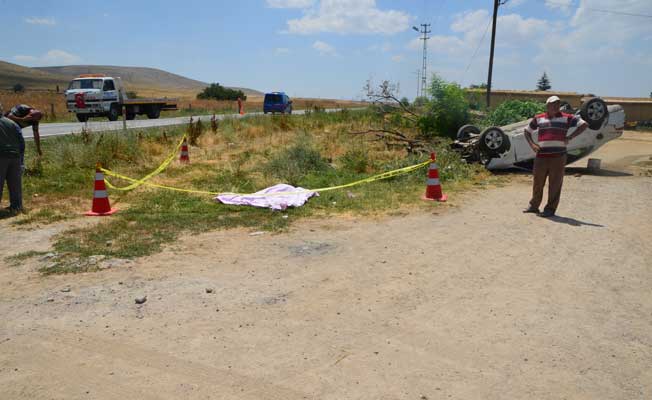 Konya'da otomobilin çarptığı yaya öldü !