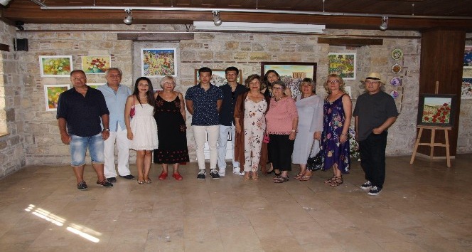 Kuşadası’nda ’Ankara Rüzgarı’ resim sergisi