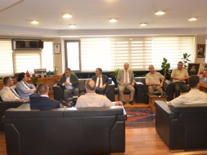 Başkan Özgüven’e ziyaret