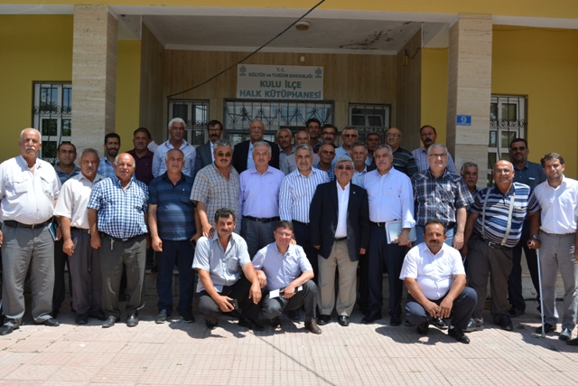Kulu'da muhtarlarla toplantı