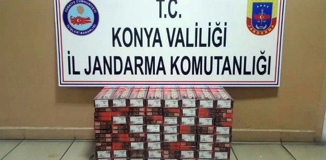 Yolcu otobüsünde 640 paket kaçak sigara ele geçirildi