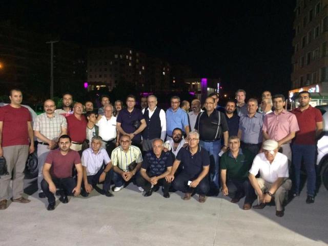 Adıyamanlılardan vefa ve veda yemeği