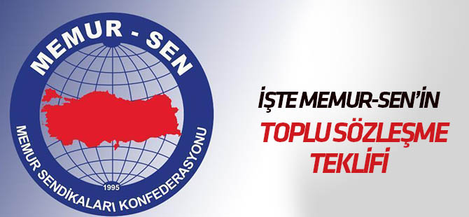 Memur-Sen'den 3 alternatifli teklif