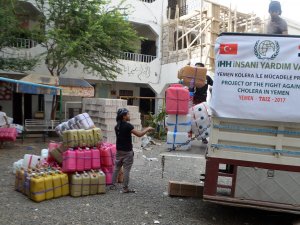İHH, Yemen’de kolera ile mücadeleye başladı