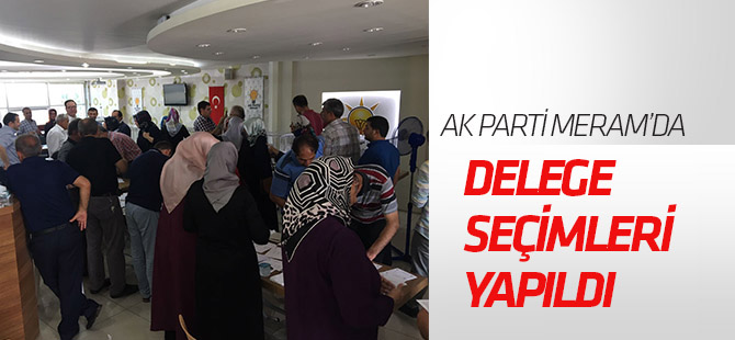Ak Parti Meram selege seçimlerini gerçekleştirdi