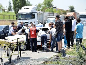 Eskişehir'de trafik kazası: 1 yaralı