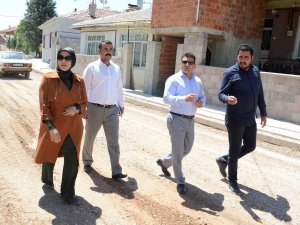Meram'da yol çalışmaları tam gaz devam