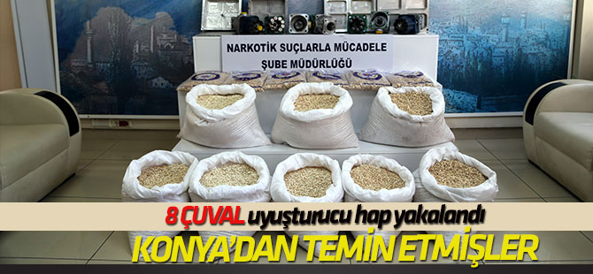 Hatay'da 1 milyon 335 bin uyuşturucu hap ele geçirildi