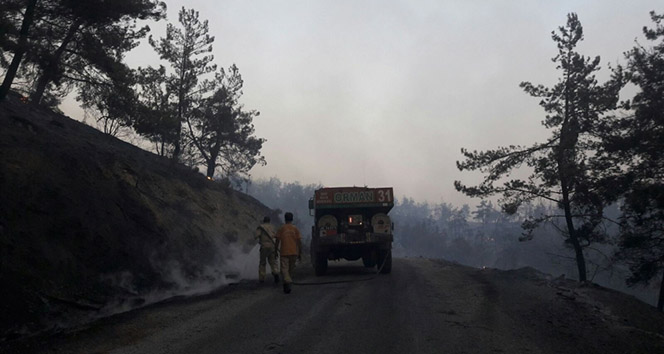 Orman yangını Turgutlu sınırına ulaştı