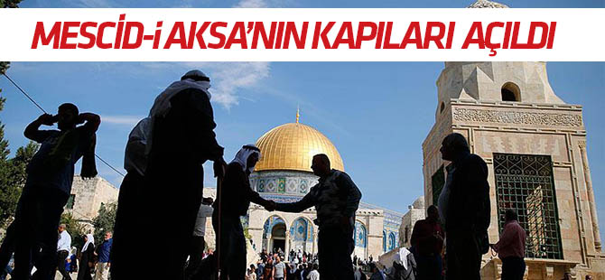 İsrail, Mescid-i Aksa'da geri adım attı