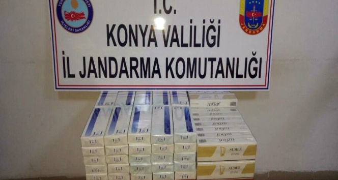 740 paket kaçak sigara ele geçirildi