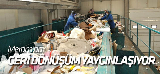Meram'da Geri Dönüşüm Yaygınlaşıyor