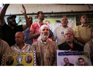 İsrail hapishanelerindeki Filistinlilere destek gösterisi