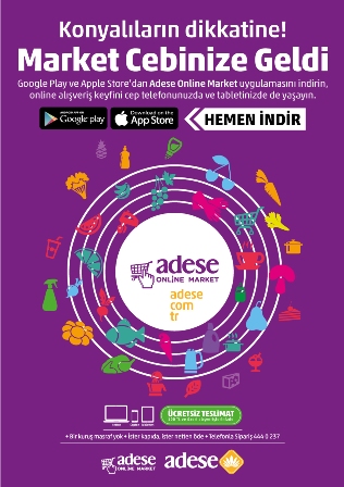 Adese Online Market Artık Cepte