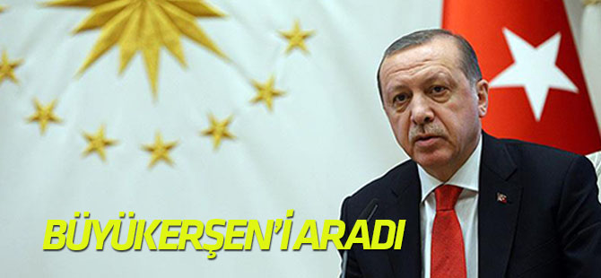 Erdoğan'dan Büyükerşen'e geçmiş olsun telefonu