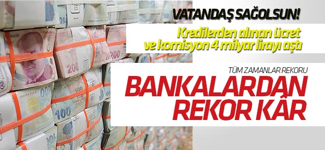 Bankalar ilk yarı karında zirveyi gördü