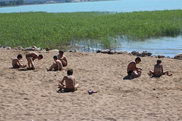 Beyşehir Plajına yoğun ilgi