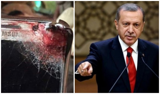 Erdoğan'dan cep telefonu sayesinde ölümden dönen askere jest!