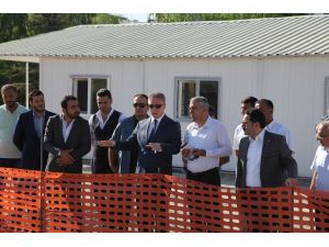 Vali Gül, valilik ek binası inşaatını inceledi