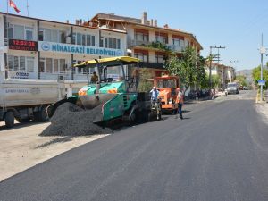 Mihalgazi'de yol yapım çalışmaları