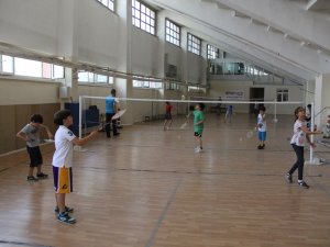 Yaz Spor Okullarında Badminton çalışmaları devam ediyor