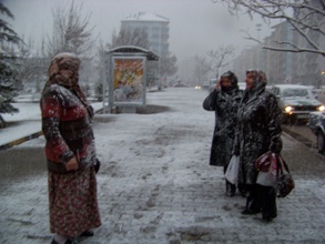 Ereğli'de kar yağışı