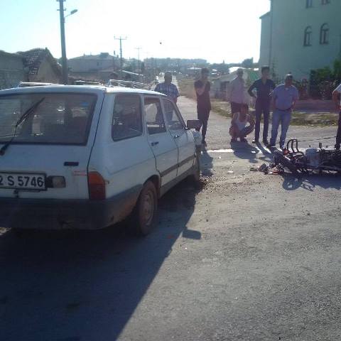 Kadınhanı'nda trafik kazası: 2 yaralı