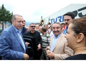 Cumhurbaşkanı Erdoğan Rize'de