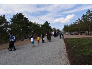 Sille Baraj Park'ta ziyaretçi yoğunluğu