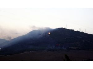 İzmir'de makilik alandaki yangın