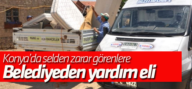 Ereğli Belediyesinden Selden Zarar Vatandaşa Yardım Eli