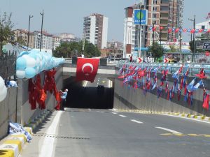 Sivas'ın ilk alt geçidi hizmete açıldı