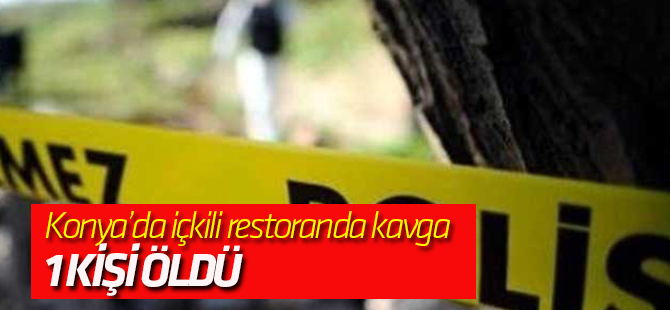 Konya'da cinayet! 1 Ölü
