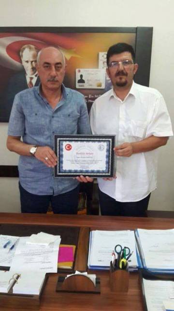 Gönül Gözü Derneği'nden Özbilgin'e teşekkür