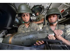 Mehmetçik'ten teröristlere "Eren Bülbül" yazılı mermi