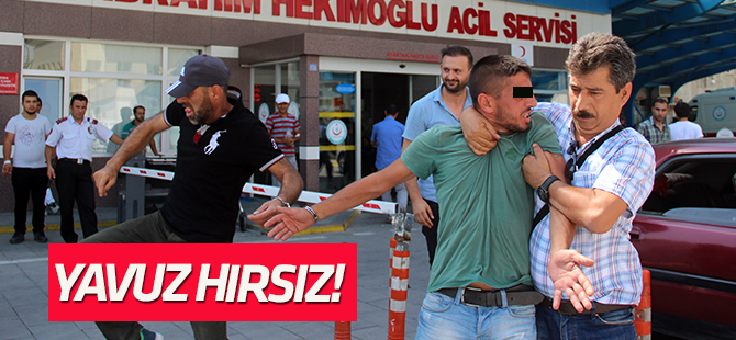 Hırsızlık zanlısından gazetecilere "Biz de sizi bekliyorduk. Nerede kaldınız?