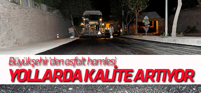 Ana Arterler ve Çevre Yollarında Asfalt Yenileniyor