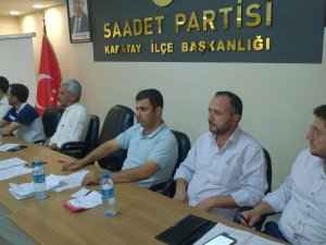 Saadet Partisi Divan toplantısı yapıldı