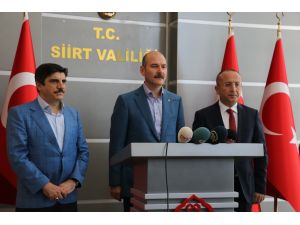 İçişleri Bakanı Soylu Siirt'te