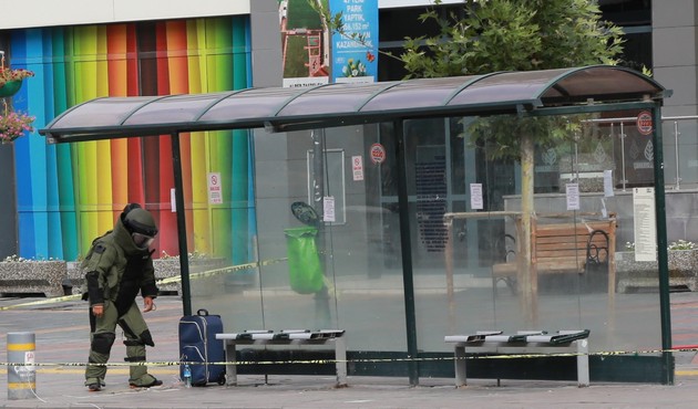 Başkent’te şüpheli valiz paniği! / VİDEO