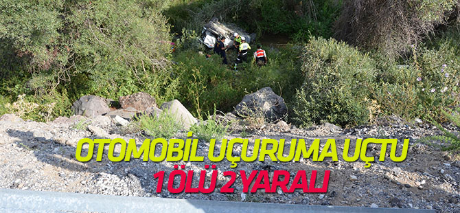 Konya'da otomobil uçuruma yuvarlandı: 1 ölü, 2 yaralı